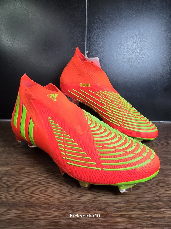 Adidas Predator Edge+ FG Game Data Pack GW1039 Solar Red Cleats Men Size 10.5 main image 8